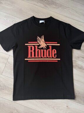 Rhude Rossa Vintage Black T-Shirt Men’s Medium Graphic Tee